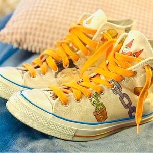Converse All-Star high tops by Tyler, The Creator
Limited edition by Footlocker